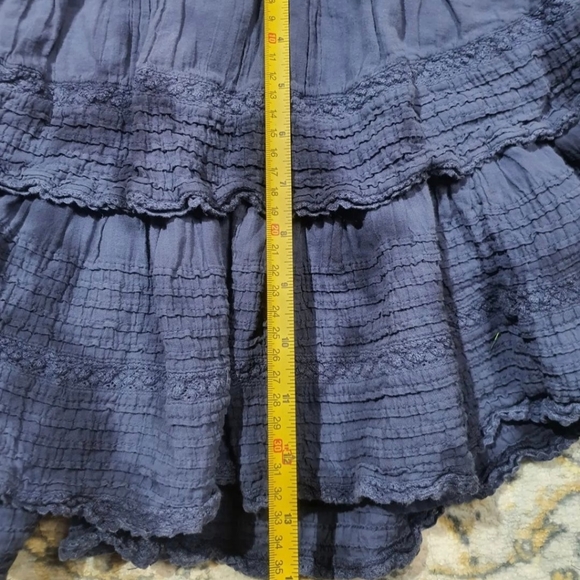 Aerie tiered ruffle tie-dye mini skirt - Picture 4 of 4
